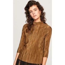 Bluzka ze stójką - Brązowy. Bluzki marki DOMYOS. W wyprzedaży za 29.99 zł.