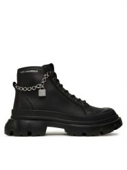 KARL LAGERFELD Trapery Trekka Max Lock KL43542 Czarny. Czarne traperki KARL LAGERFELD, bez wzorów, ze skóry, bez obcasa, bez zapięcia. Za 989.99 zł.