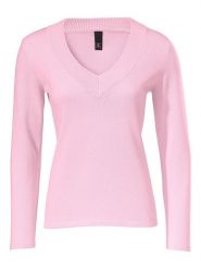 Heine Sweter w kolorze jasnoróżowym rozmiar: 50. Różowe swetry Heine, bez wzorów, z bawełny, bez ramiączek. Za 66.00 zł.