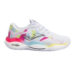 Buty do padla damskie, Smash Lady 25 TSMALW. Czarne buty treningowe Joma, bez wzorów, z materiału, przed kostkę, bez zapięcia. Za 439.99 zł.
