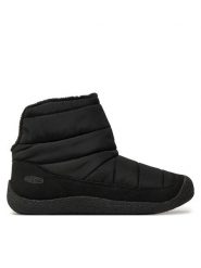 Keen Botki Howser Fold Down 1029460 Czarny. Czarne botki Keen, bez wzorów, z materiału, bez obcasa, na płaskiej podeszwie, bez zapięcia. Za 259.99 zł.