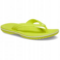 Japonki Dla Dorosłych Crocs Crocband Flip. Białe japonki Crocs, bez wzorów, z materiału. Za 169.99 zł.