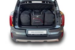 Torby Do Bagażnika Mini Countryman Mhev 2023+ 4Szt Kjust. Czarne torby podróżne KJUST, bez wzorów, z kauczuku. Za 1,214.00 zł.