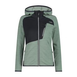 Bluza damska turystyczna CMP 34E2836. Zielone bluzy CMP, xs, bez wzorów, sportowe, bez ramiączek, bez kaptura. Za 382.50 zł.