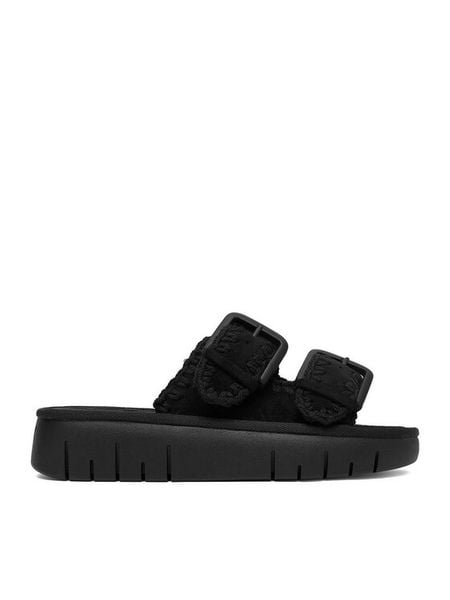 Roxy Klapki CWBEOB-HY62277-10 Czarny. Czarne klapki Roxy, bez wzorów, z materiału, bez obcasa, bez zapięcia. Za 179.99 zł.