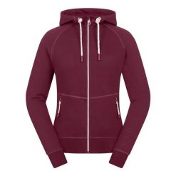 Bluza damska z kapturem ELT Pamplona. Czerwone bluzy ELT, m, bez wzorów, z bawełny, bez ramiączek, z kapturem. Za 241.00 zł.
