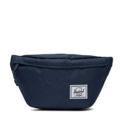 Saszetka nerka Herschel. Niebieskie nerki i saszetki Herschel, bez wzorów, młodzieżowe, bez dodatków. Za 99.99 zł.