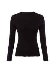 Marie Lund sweter z koronkowej dzianiny Kobiety czarny, L. Czarne swetry Marie Lund, l, bez wzorów, z dzianiny, bez ramiączek. Za 199.95 zł.