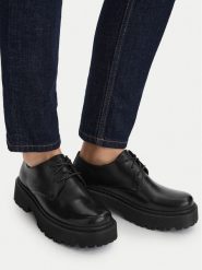 Lasocki Oxfordy CEO-WB-ALESSIA-02 Czarny. Czarne półbuty wsuwane Lasocki, bez wzorów, ze skóry, bez obcasa, na płaskiej podeszwie. Za 199.99 zł.