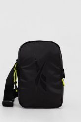 Reebok Saszetka H37594 kolor czarny. Czarne nerki i saszetki Reebok, bez wzorów, bez dodatków. Za 89.99 zł.