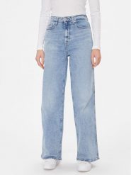 Tommy Jeans Jeansy Claire Hgh Wd Ah5117 DW0DW17282 Niebieski Slim Fit. Niebieskie jeansy Tommy Jeans, bez wzorów, z bawełny. Za 519.99 zł.