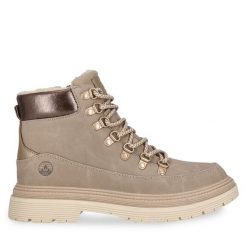 Trapery Whistler. Brązowe traperki WHISTLER, bez wzorów, bez obcasa, bez zapięcia. Za 339.99 zł.