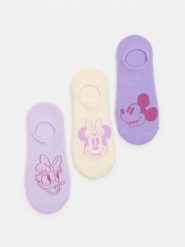 Skarpetki stopki 3 pack Minnie Mouse - wielobarwny. Skarpetki Sinsay, bez wzorów. Za 12.99 zł.