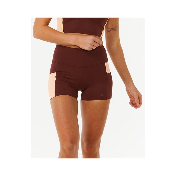 Legginsy fitness damskie Rip Curl Rss Revival Short Fioletowy. Fioletowe legginsy Rip Curl, bez wzorów, sportowe. Za 140.00 zł.