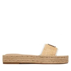 Espadryle LAUREN RALPH LAUREN. Brązowe espadryle Lauren Ralph Lauren, bez wzorów, bez obcasa. Za 639.99 zł.