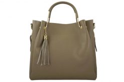 Kuferek skórzany BARBERINI'S c. beżowy 960-9. Brązowe shopper bag Barberinis, bez wzorów, ze skóry, biznesowe, do ręki, zamszowe, bez dodatków. Za 339.99 zł.