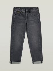 G-Star Dżinsy - Boyfriend fit - w kolorze antracytowym rozmiar: W26/L32. Szare jeansy G-Star, l, z aplikacjami, ze skóry, klasyczne. Za 249.95 zł.