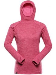 Alpine Pro Bluza polarowa "Rolta" w kolorze różowym rozmiar: XXL. Różowe bluzy z kapturem Alpine Pro, xxl, bez wzorów, z materiału, z kapturem. Za 139.87 zł.