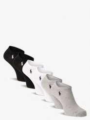Polo Ralph Lauren Skarpety pakowane po 6 szt. Kobiety drobna dzianina szary|czarny|biały, ONE SIZE. Białe skarpetki Polo Ralph Lauren, bez wzorów, z dzianiny. Za 199.95 zł.
