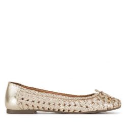 Baleriny Lasocki. Żółte baleriny Lasocki, bez wzorów, bez obcasa, bez zapięcia. Za 199.99 zł.