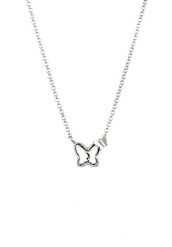 Nenalina Naszyjnik Damski Motyl Szklane Kryształy Biały 925 Sterling Silver 40 cm Naszyjniki 1 ct. Białe naszyjniki Nenalina, z materiału, srebrne. Za 174.29 zł.