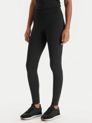 Guess Legginsy V6RB11 KD952 Czarny Slim Fit. Czarne legginsy Guess, z aplikacjami, z syntetyku. Za 269.99 zł.