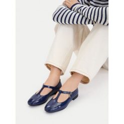 Baleriny Lasocki. Niebieskie baleriny Lasocki, bez wzorów, bez obcasa, bez zapięcia. Za 169.99 zł.
