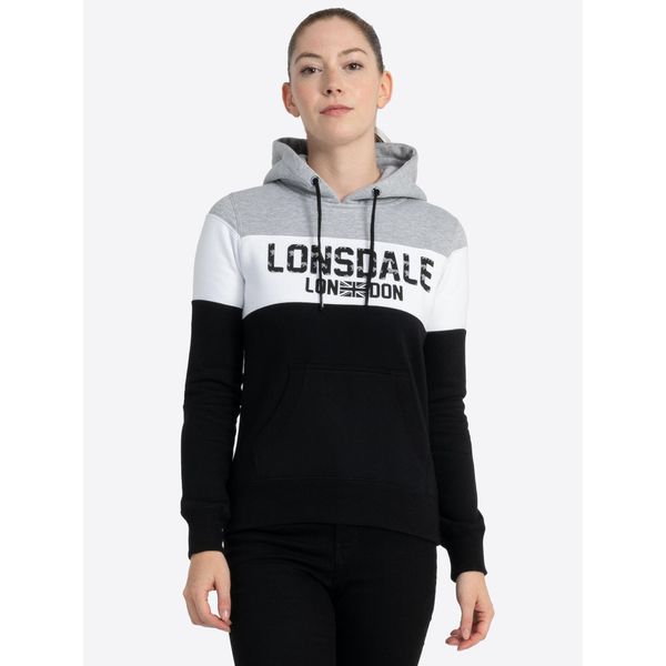 Bluza damska z kapturem Lonsdale Penbryn. Białe bluzy Lonsdale, bez wzorów, z kapturem. Za 234.50 zł.