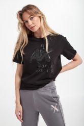 T-shirt damski ARMANI EXCHANGE. T-shirty Armani Exchange, xs, bez wzorów, bez kołnierzyka, bez ramiączek. W wyprzedaży za 231.20 zł.