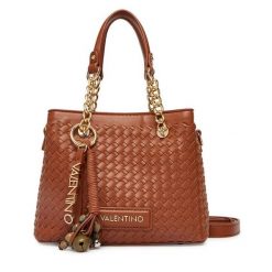 Torebka Valentino. Brązowe torebki klasyczne Valentino, bez wzorów, klasyczne, bez dodatków. Za 649.99 zł.