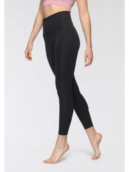 Nike Legginsy sportowe w kolorze czarnym rozmiar: S. Czarne legginsy Nike, bez wzorów, z materiału, sportowe. Za 141.19 zł.