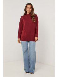 Soft Cashmere Sweter w kolorze bordowym rozmiar: 34/36. Czerwone swetry Soft Cashmere, bez wzorów, z kaszmiru, klasyczne, bez ramiączek. Za 157.35 zł.