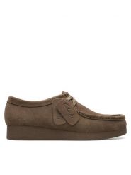 Clarks Półbuty WallabeeEVOSh 26174748 Brązowy. Brązowe półbuty wsuwane Clarks, bez wzorów, ze skóry, bez obcasa, na płaskiej podeszwie. Za 389.99 zł.