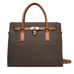 Torebka MICHAEL Michael Kors. Brązowe torebki klasyczne MICHAEL Michael Kors, bez wzorów, klasyczne, bez dodatków. Za 1,259.00 zł.