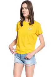 T-SHIRT DAMSKI LEE SS GLOBAL TEE LEMON ZEST L44BEPMM 112109799. T-shirty Lee, l, bez wzorów, bez kołnierzyka, bez ramiączek. Za 69.99 zł.