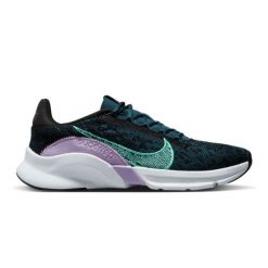 Buty Nike SuperRep Go 3 Flyknit Next Nature W DH3393-002 niebieskie. Niebieskie buty treningowe Nike, bez wzorów, z gumy, bez zapięcia, na fitness i siłownię. Za 676.80 zł.