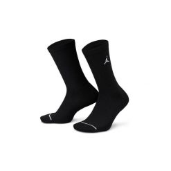 Skarpety sportowe Nike Jordan 3-pack. Czarne skarpetki Nike, bez wzorów. Za 82.99 zł.