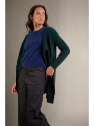 Perfect Cashmere Kaszmirowy kardigan "Abigail" w kolorze ciemnozielonym rozmiar: L. Zielone swetry Perfect Cashmere, l, bez wzorów, z kaszmiru, bez ramiączek. Za 478.99 zł.