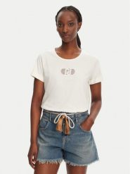 Liu Jo T-Shirt TA5180 JS923 M9248 Żółty Regular Fit. Żółte t-shirty Liu Jo, m, bez wzorów, z bawełny, bez kołnierzyka, bez ramiączek. Za 359.99 zł.