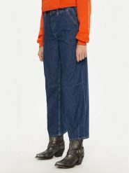 American Vintage Jeansy Globay GLO11AH24 Granatowy Straight Fit. Niebieskie jeansy American Vintage, l, bez wzorów, z bawełny, vintage. Za 619.99 zł.