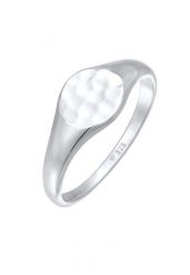 Elli Damski kuty sygnet Royal Trend srebro 925 Sterling Silver Pierścionki 1 ct. Szare pierścionki Elli, srebrne. Za 293.99 zł.