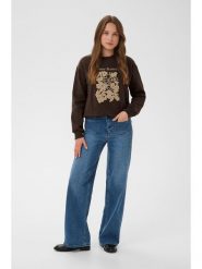 Kaffe Bluza w kolorze brązowym rozmiar: XXL. Brązowe bluzy Kaffe, xxl, bez wzorów, bez ramiączek, bez kaptura. Za 194.95 zł.