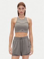 Adidas by Stella McCartney Top Stella McCartney Training JJ0120 Szary Slim Fit. Szare topy adidas by Stella McCartney, xs, bez wzorów, z syntetyku, bez kołnierzyka, bez ramiączek. Za 249.99 zł.