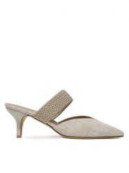 MALONE SOULIERS Klapki Maisie 45-154 Beżowy. Brązowe klapki MALONE SOULIERS, bez wzorów, z materiału, bez obcasa, bez zapięcia. Za 2,849.00 zł.