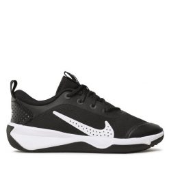 Buty halowe Nike. Czarne buty treningowe Nike, bez wzorów, bez zapięcia, na fitness i siłownię. Za 189.99 zł.