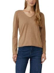 S.Oliver Sweter w kolorze jasnobrązowym rozmiar: 34. Brązowe swetry S.Oliver, s, bez wzorów, bez ramiączek. Za 52.99 zł.