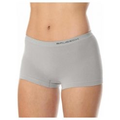Bokserki damskie bawełniane Brubeck. Szare bokserki damskie Brubeck, bez wzorów, z bawełny. Za 26.99 zł.