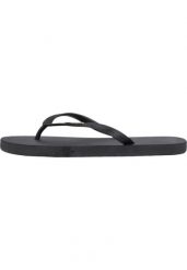 Klapki damskie Athlecia Summer. Czarne klapki Endurance, bez wzorów, eleganckie, z otwartym noskiem, bez obcasa, bez zapięcia. Za 109.00 zł.