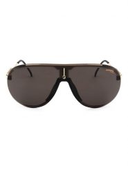 Carrera Okulary przeciwsłoneczne unisex w kolorze złoto-brązowym rozmiar: onesize. Brązowe okulary przeciwsłoneczne Carrera, bez wzorów, z tworzywa sztucznego, metalowe. Za 264.95 zł.