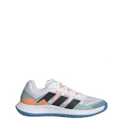 Buty do siatkówki dla dorosłych Adidas Forcebounce. Białe buty treningowe adidas, bez wzorów, z gumy, bez zapięcia, do siatkówki. Za 471.30 zł.